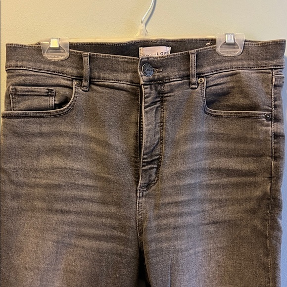 Loft Gray Skinny Jeans - Picture 2 of 6